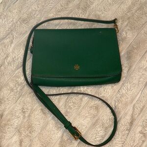 Tory Burch Forest Green Crossbody Bag